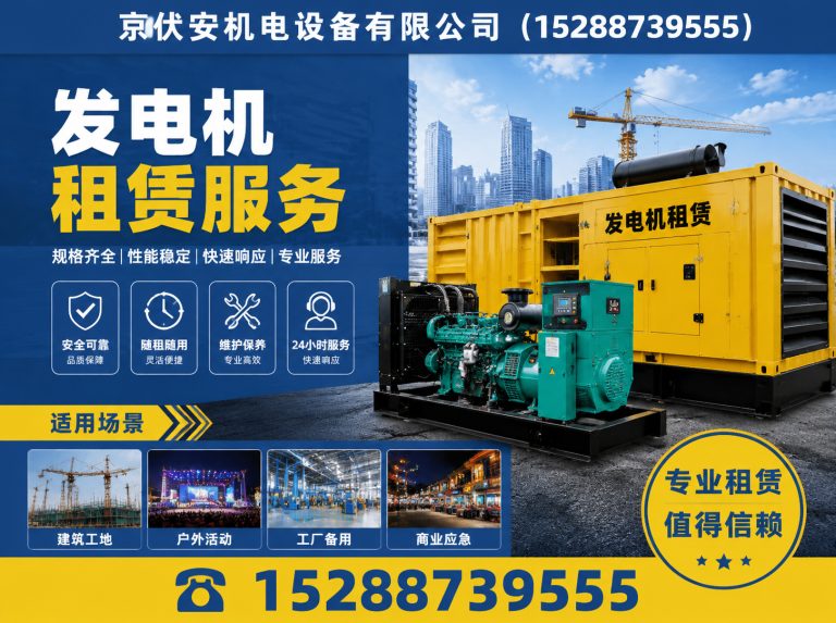 定安发电车租赁展示图